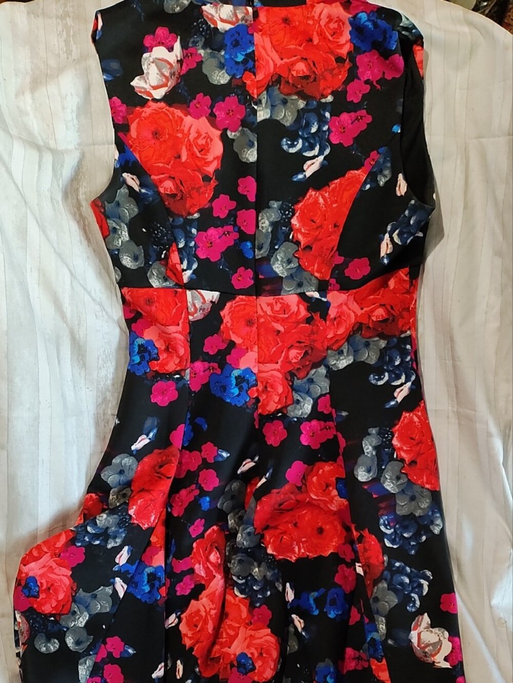 Boston Proper Gypsy Rose Fit-&-Flare Mini Dress Size 6 - Picture 3 of 7